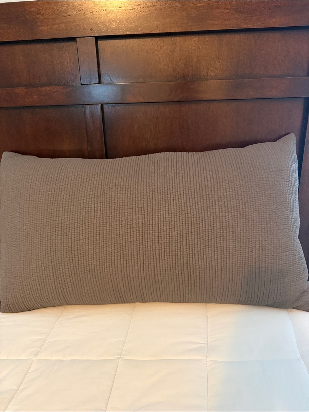 Restoration Hardware Brown King Pillow Shams